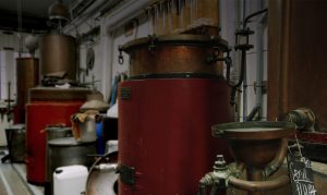 Distilleerketel fijndistillatie