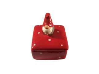 Santa dish with Rhumbeans - square
