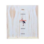 3-compartiment wooden box