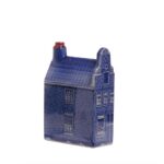 Delftsblauwe huisjes gevuld met korenwijn