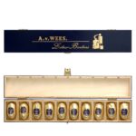 Liquor chocolates 10 pieces in wooden box
